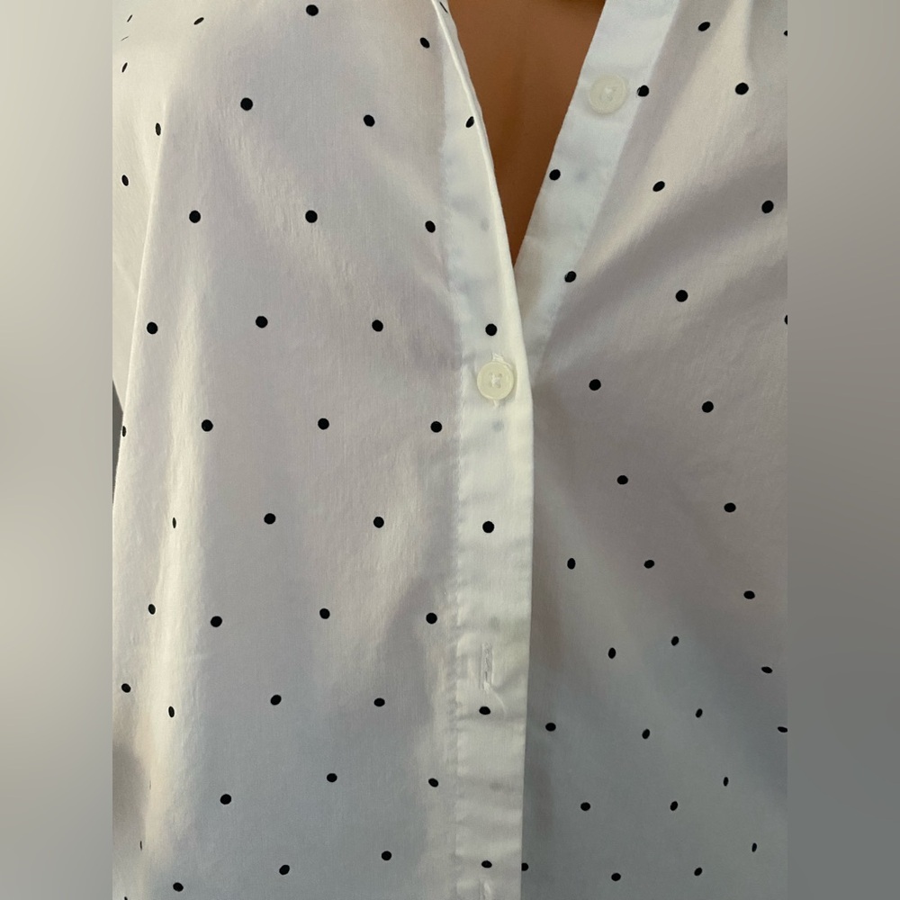 APT. 9. WOMENS White Polka Dot Women's Top - Picture 5 of 16